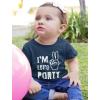imageIm Two Lets Party 2nd Birthday Shirt Gifts for 2 Year Old Boy Girl Toddler Kids TShirtNavy