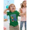 imagePaw Patrol 4 Chase Shirt Gifts for Four Years Old 4th Birthday Theme Party Toddler Kids TShirt4th Birthday  Green