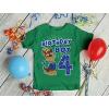 imagePaw Patrol 4 Chase Shirt Gifts for Four Years Old 4th Birthday Theme Party Toddler Kids TShirt4th Birthday  Green