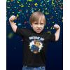 imagePaw Patrol Birthday Boy Shirt Gifts for Boys Badge Shield 2nd 3rd 4th 5th Toddler Kids TShirtChase Badge  Black