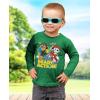 imagePaw Patrol Ready for Action Chase Marshall Toddler Kids Long Sleeve TShirtGreen