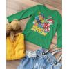 imagePaw Patrol Ready for Action Chase Marshall Toddler Kids Long Sleeve TShirtGreen