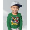 imagePaw Patrol Ready for Action Chase Marshall Toddler Kids Long Sleeve TShirtGreen