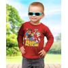 imagePaw Patrol Ready for Action Chase Marshall Toddler Kids Long Sleeve TShirtRed