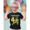 imageTMNT Mutant Birthday Dude Shirt Cowabunga Its My Birthday Ninja Pizza for Boys 4th 5th 6th Toddler Kids TShirtCowabunga 4th  Black
