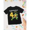 imageTMNT Mutant Birthday Dude Shirt Cowabunga Its My Birthday Ninja Pizza for Boys 4th 5th 6th Toddler Kids TShirtCowabunga 4th  Black