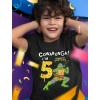 imageTMNT Mutant Birthday Dude Shirt Cowabunga Its My Birthday Ninja Pizza for Boys 4th 5th 6th Toddler Kids TShirtCowabunga 5th  Black
