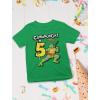 imageTMNT Mutant Birthday Dude Shirt Cowabunga Its My Birthday Ninja Pizza for Boys 4th 5th 6th Toddler Kids TShirtCowabunga 5th  Green