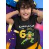 imageTMNT Mutant Birthday Dude Shirt Cowabunga Its My Birthday Ninja Pizza for Boys 4th 5th 6th Toddler Kids TShirtCowabunga 6th  Black