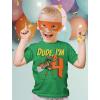 imageTMNT Mutant Birthday Dude Shirt Cowabunga Its My Birthday Ninja Pizza for Boys 4th 5th 6th Toddler Kids TShirtDude 4th  Green