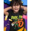 imageTMNT Mutant Birthday Dude Shirt Cowabunga Its My Birthday Ninja Pizza for Boys 4th 5th 6th Toddler Kids TShirtDude 5th  Black