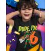 imageTMNT Mutant Birthday Dude Shirt Cowabunga Its My Birthday Ninja Pizza for Boys 4th 5th 6th Toddler Kids TShirtDude 6th  Black