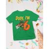 imageTMNT Mutant Birthday Dude Shirt Cowabunga Its My Birthday Ninja Pizza for Boys 4th 5th 6th Toddler Kids TShirtDude 6th  Green