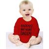 imageTstars Happy Birthday Daddy Baby Outfit New Dad Birthday Gift Long Sleeve BodysuitRed