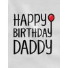 imageTstars Happy Birthday Daddy Baby Outfit New Dad Birthday Gift Long Sleeve BodysuitRed