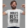 imageWorlds Best Farter I Mean Father Shirt Funny Dad Jokes Shirts for Men Gifts for Dads Fathers Day TShirtWhite