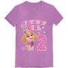 imageBirthday Girl Skye Paw Patrol 2nd Birthday Toddler Kids Girls Fitted TShirtLavender