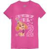 imageBirthday Girl Skye Paw Patrol 2nd Birthday Toddler Kids Girls Fitted TShirtWow Pink