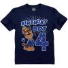 imagePaw Patrol 4 Chase Shirt Gifts for Four Years Old 4th Birthday Theme Party Toddler Kids TShirt4th Birthday  Navy