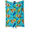 imageTstars Paw Patrol Fleece Blanket Rubble Digging Plush Blankets for Toddler Kids Boys