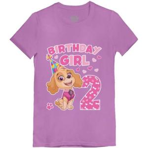 imageBirthday Girl Skye Paw Patrol 2nd Birthday Toddler Kids Girls Fitted TShirtLavender