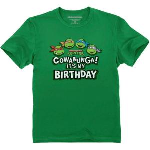 imageTMNT Mutant Birthday Dude Shirt Cowabunga Its My Birthday Ninja Pizza for Boys 4th 5th 6th Toddler Kids TShirtCowabunga  Green