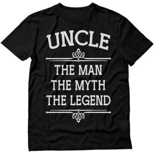 imageUncle The Man The Myth The Legend  Best Gift Idea for Uncle Mens TShirtXxlarge black