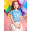 imageAwesome 6 Year Old 6th Birthday Shirt Gifts for Girls Boys Youth Kids TShirtCalifornia Blue