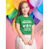 imageAwesome 6 Year Old 6th Birthday Shirt Gifts for Girls Boys Youth Kids TShirtGreen