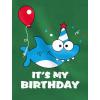 imageBirthday Boy or Girl Shark Shirt Gift 34 Sleeve Baseball Jersey Toddler ShirtDark Gray