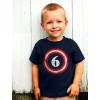 imageCaptain 6th Birthday Shirt Boy Girl 6 Year Old Toddler ampamp Youth Kids TShirtNavy