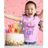 imageGift for 5 Year Old Girl Unicorn 5th Birthday Infant Girls Fitted TShirtPink