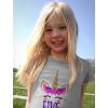 imageGift for 5 Year Old Girl Unicorn 5th Birthday Infant Girls Fitted TShirtWhite