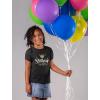 imagePrincess Crown Birthday Girl Shirt Gifts for 3rd 4th 5th 6th 7th 8th 9th Bday Girls Kids Fitted TShirtBlack