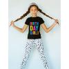 imageRetro Style Birthday Girl Shirt Gifts for Girls Youth Kids Fitted TShirtLavender