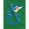 imageTeeStars  6th Birthday Shark Party Gift for Six Years Old Youth Kids TShirtGray