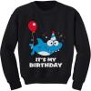 imageBirthday Boy or Girl Shark Top Funny Gift Toddler Kids SweatshirtBlack