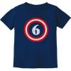 imageCaptain 6th Birthday Shirt Boy Girl 6 Year Old Toddler ampamp Youth Kids TShirtNavy