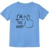 imageIm This Many 2 Year Old Boy Girl 2nd Birthday Toddler Kids TShirtCalifornia Blue