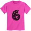 imageSix Years Old Birthday Gift Shirt Im 6 Superstar Kids TShirtPink