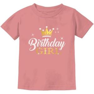 imageGift for Birthday Girl Princess Party Girly Kids TShirtHeather Mauve