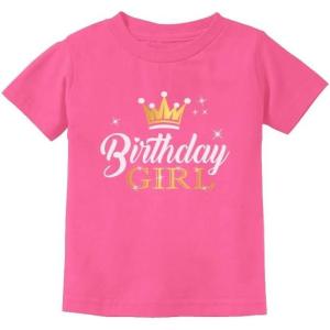 imageGift for Birthday Girl Princess Party Girly Kids TShirtPink