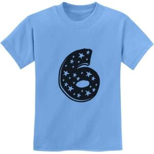 imageSix Years Old Birthday Gift Shirt Im 6 Superstar Kids TShirtCalifornia Blue