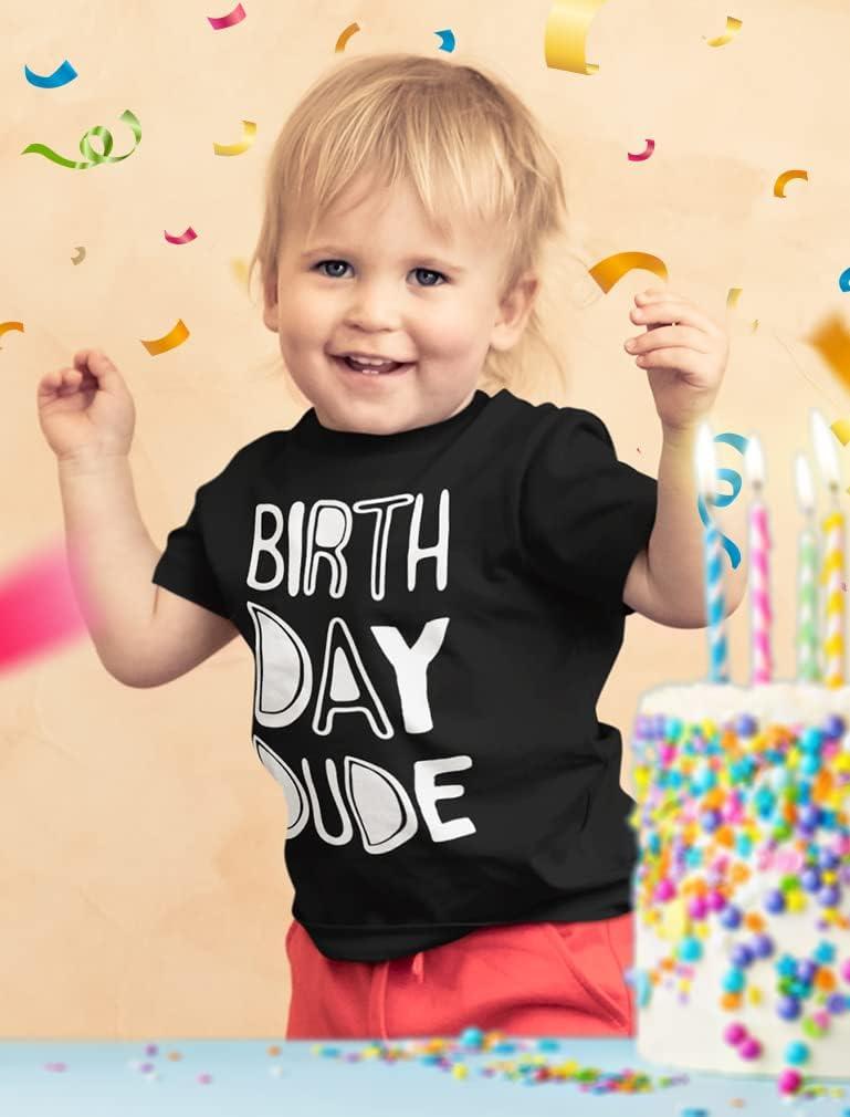 imageTstars Birthday Dude Boy Shirt Gifts for Boys 2nd 3rd 4th 5th Toddler Kids ShirtsBlack