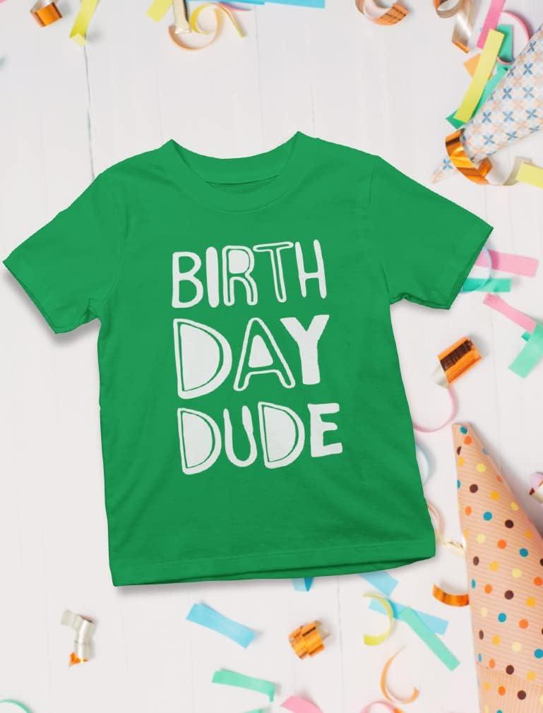imageTstars Birthday Dude Boy Shirt Gifts for Boys 2nd 3rd 4th 5th Toddler Kids ShirtsGreen