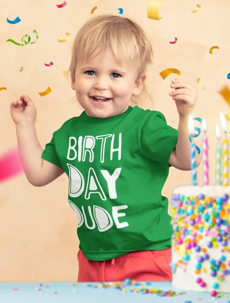 imageTstars Birthday Dude Boy Shirt Gifts for Boys 2nd 3rd 4th 5th Toddler Kids ShirtsGreen