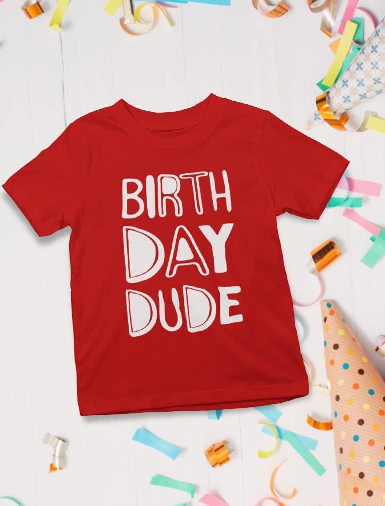 imageTstars Birthday Dude Boy Shirt Gifts for Boys 2nd 3rd 4th 5th Toddler Kids ShirtsRed