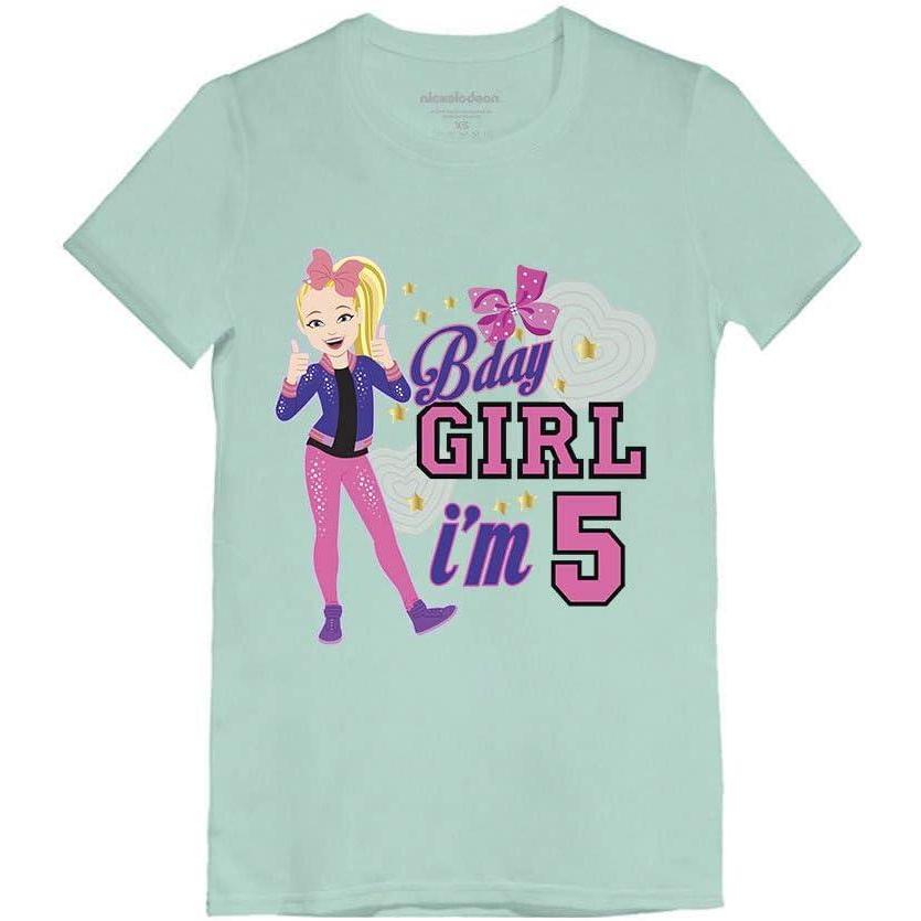 imageBirthday Girl JoJo Siwa Shirts Gift for 5 Year Old Girl 5th Birthday Party Shirt Bday Girl Im 5Chill Blue