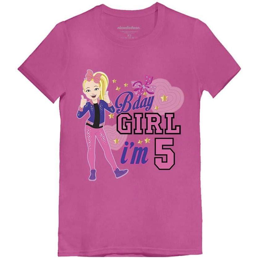imageBirthday Girl JoJo Siwa Shirts Gift for 5 Year Old Girl 5th Birthday Party Shirt Bday Girl Im 5Wow Pink