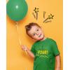 imageFour 4th Birthday Shirt 4 Years Old Gifts Superhero Party Kids TShirtGreen